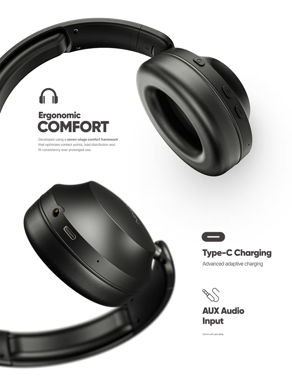 Magnitude Headphone R-1505 Ronin Wireless Headphones available on Flexy Bay