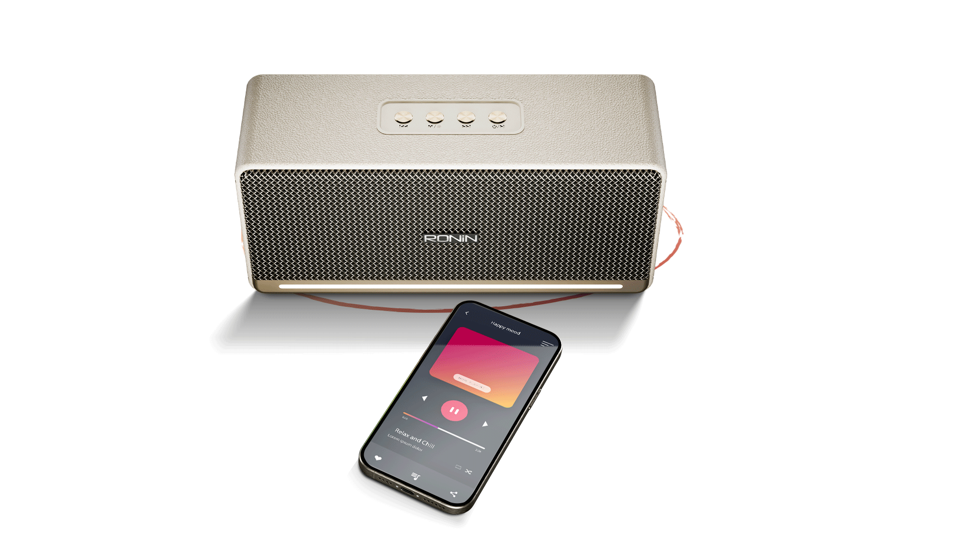 Retro Speaker R-3035 Ronin Wireless Speaker available on Flexy Bay